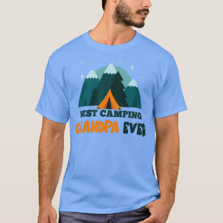 T-shirt Meilleur Camping Grand-Père Jamais Triblend