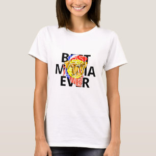 T-shirt Meilleur Carlin Cheeky Maman jamais dans le monde