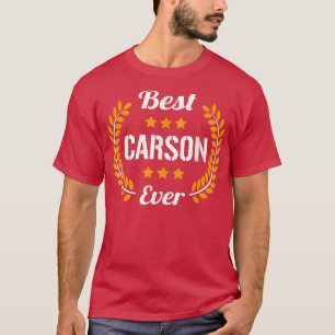 T-shirt Meilleur Carson Ever drôle disant prénom Carson T-