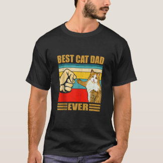 T-shirt Meilleur Cat Papa Ever Funny Cat Daddy Father Day