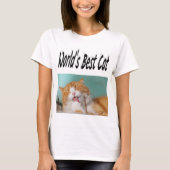 T-shirt Meilleur Cat Photo (Devant)