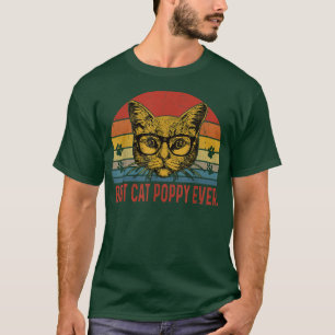 T-shirt Meilleur Cat Poppy Jamais Amoureux de les chats Vi