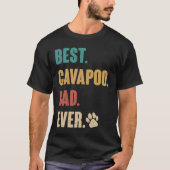 T-shirt Meilleur Cavapoo Papa Chien Cavapoo (Devant)