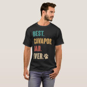 T-shirt Meilleur Cavapoo Papa Chien Cavapoo (Devant entier)