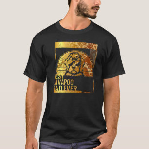 T-shirt Meilleur Cavapoo Papa Ever chien père pour hommes