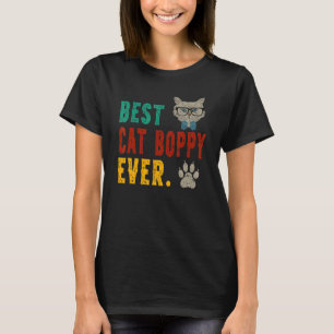 T-shirt Meilleur Chat Boppy Vintage Hommes Bump Fi Fête De
