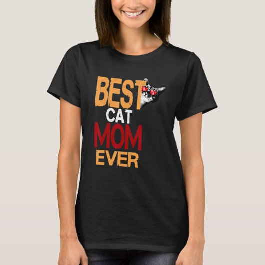 T-shirt Meilleur chat maman Ever 2 (Devant)