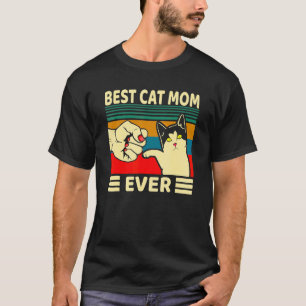 T-shirt Meilleur Chat Maman Jamais Femmes Vintage Bump Fit