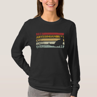 T-shirt Meilleur Chat Maman toujours Mère Abyssinie Chat