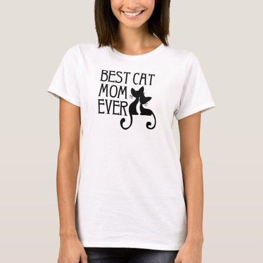 T-shirt Meilleur Chat Maman toujours Tee - shirt (Devant)