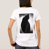 T-shirt Meilleur Chat Mondial Maman Paw avec l'image de l' (Dos)