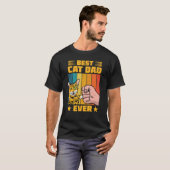 T-shirt Meilleur Chat Papa Ever Animaux Chatons Lever Pren (Devant entier)
