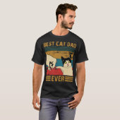 T-shirt Meilleur chat Papa Ever - bester Katzenvater aller (Devant entier)