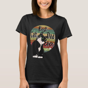 T-shirt Meilleur Chat Papa Ever Tuxedo Fête des pères Cade