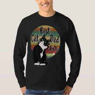 T-shirt Meilleur Chat Papa Ever Tuxedo Fête des pères Funn