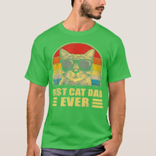 T-shirt Meilleur Chat Papa Jamais Bump Fit Fête des pères