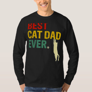 T-shirt Meilleur Chat Papa Jamais Chat Papa Fête du Père