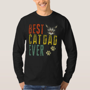T-shirt Meilleur Chat Papa Jamais Chemise Chat Chat Papa P