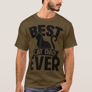 T-shirt Meilleur Chat Papa Jamais Drôle Chat Papa Fête du