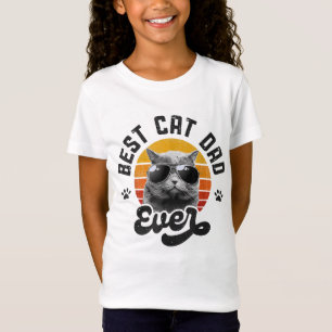 T-Shirt Meilleur Chat Papa Jamais Drôle Papa Fête des père