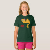 T-shirt Meilleur Chat Papa Jamais Empreintes de pattes Per (Devant entier)