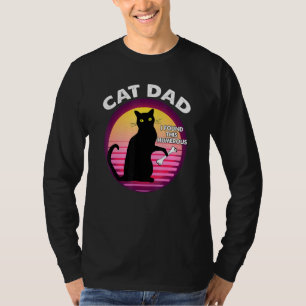 T-shirt Meilleur Chat Papa Jamais J'Ai Trouvé Ce Chat Humi