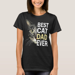 T-shirt Meilleur Chat Papa Jamais T- Chat Papa Fête des pè