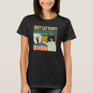 T-shirt Meilleur chat Poppy Jamais Chat Papa Fête des père