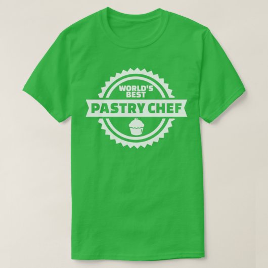 T-shirt Meilleur chef pâtissier du monde (Design devant)