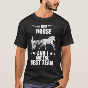 T-shirt Meilleur Cheval De Course Équitation Cheval De Cou