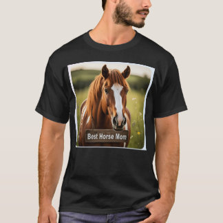 T-shirt Meilleur cheval maman 3 vintage