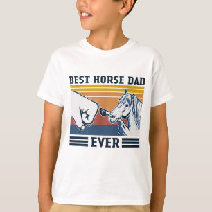 T-shirt Meilleur Cheval Papa Jamais Drôle Cheval Amoureux