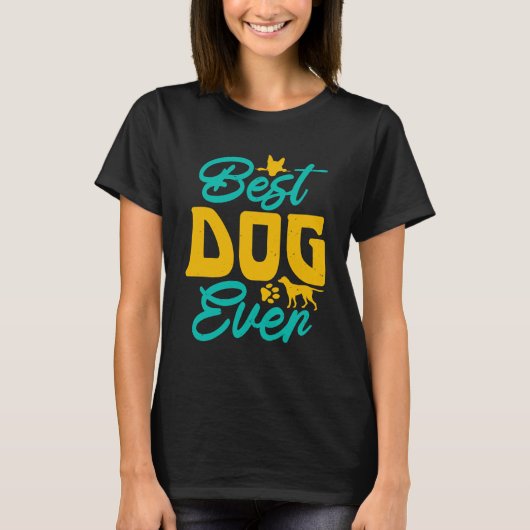 T-shirt Meilleur chien (Devant)