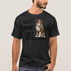 T-shirt Meilleur Chien Aussie Jamais Paw Papa Australian S