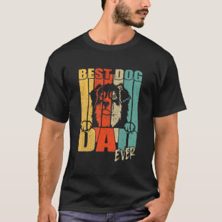 T-shirt Meilleur Chien Australien Papa Jamais Peeking Aust