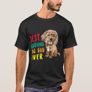 T-shirt Meilleur chien de Cockapo père jamais Fête des p