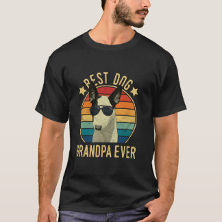 T-shirt Meilleur Chien Grand-Père Jamais Miniature Taureau