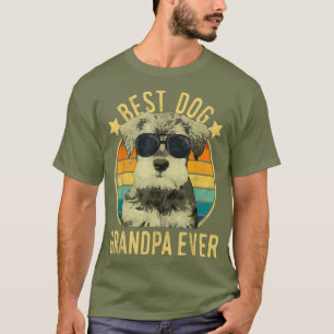 T-shirt Meilleur Chien Grand-Père Jamais Schnauzer Miniatu