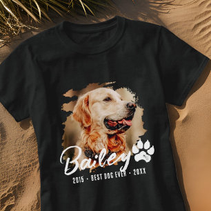 T-shirt Meilleur Chien Mémorial Moderne Pour Animaux De Co