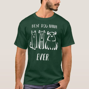 T-shirt Meilleur Chien Nana Jamais Amoureux des chiens Doy