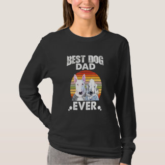 T-shirt Meilleur Chien Papa A Jamais Regarder Bull Terrier