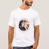T-shirt Meilleur Chien Papa Classique Photo Simple (Devant)
