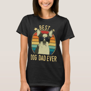 T-shirt Meilleur Chien Papa Ever Boston Terrier Père Day