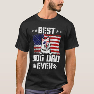 T-shirt Meilleur Chien Papa Jamais American Eskimo America