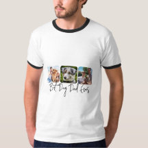 Meilleur Chien Papa Jamais - Collage Personnalisé 