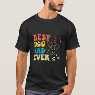T-shirt Meilleur Chien Papa Jamais mignonne Fête des pères