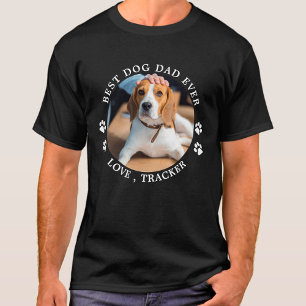 T-shirt Meilleur Chien Papa Jamais Personnalisé Animaux de