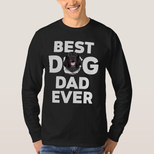T-shirt Meilleur Chien Papa Jamais Plat Retriever (Devant)