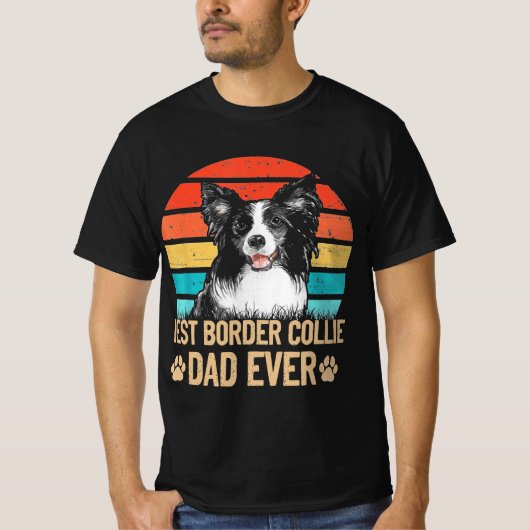 T-shirt Meilleur Chien Papa Jamais Pour Aimer Chien (Devant)