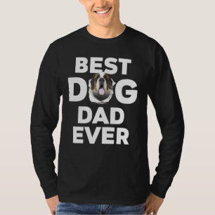 T-shirt Meilleur Chien Papa Jamais Saint Bernard